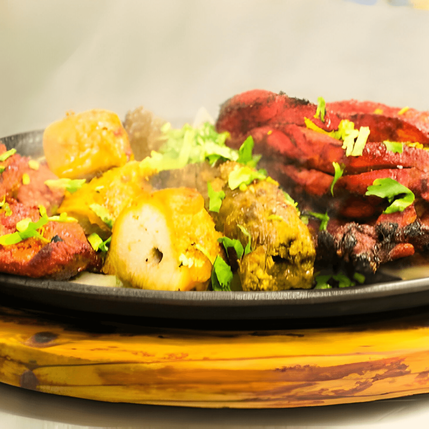 Tandoori mixed grill.