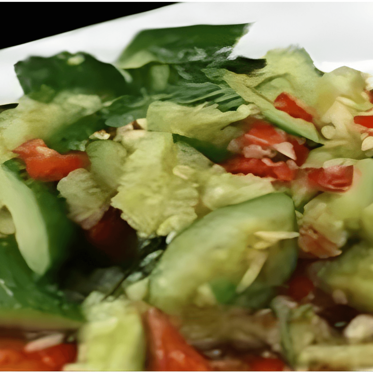 Spicy Sauce Cucumber.