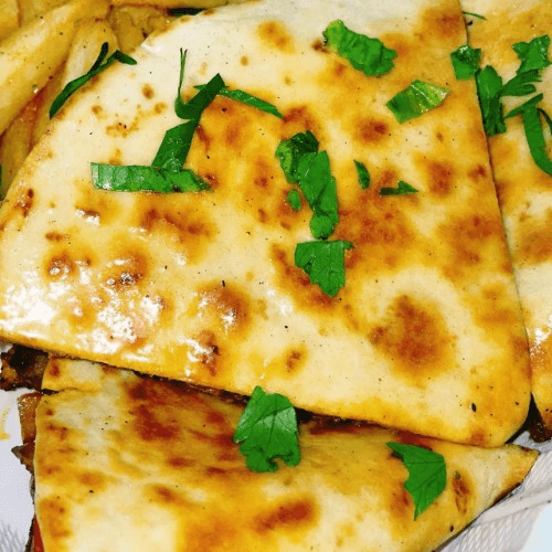 Vegetable Quesadilla.