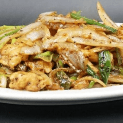 Black Pepper Chicken.