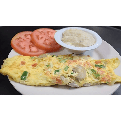 Veggie omelet.