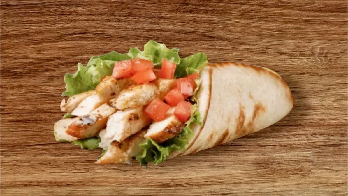 # 22 CHICKEN GYRO PITA.