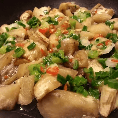 Cà Tím Nướng Chay - Sunning in the Tropics.