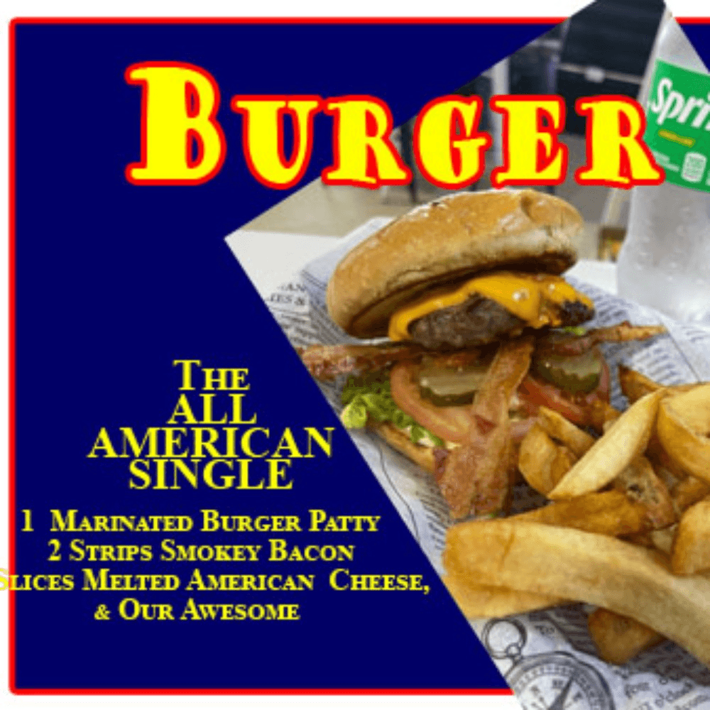 Bacon Cheese Burger.