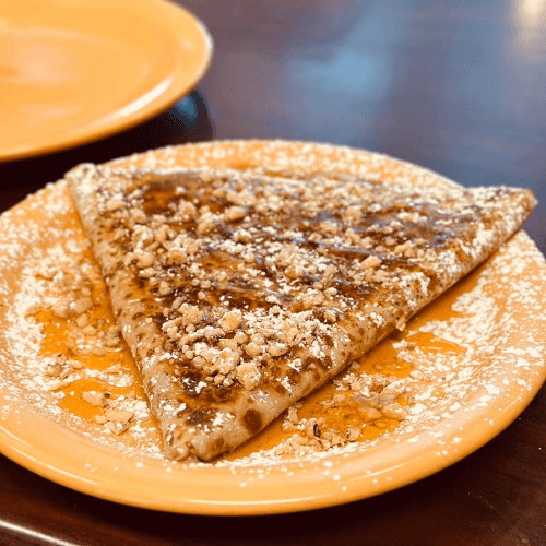 Brie, Honey and Walnuts Crepe