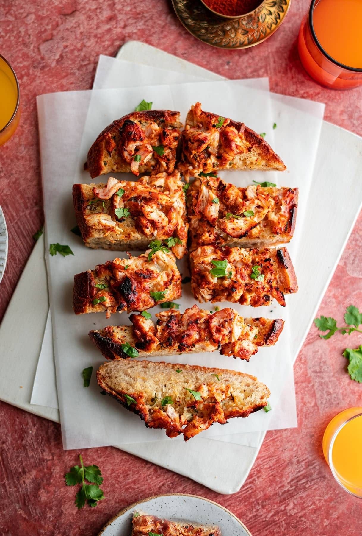Masala Garlic Bread.