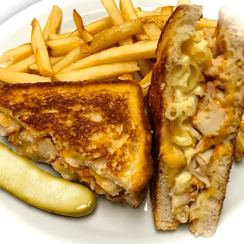 Lobster Mac & Cheese Grilled Cheese.