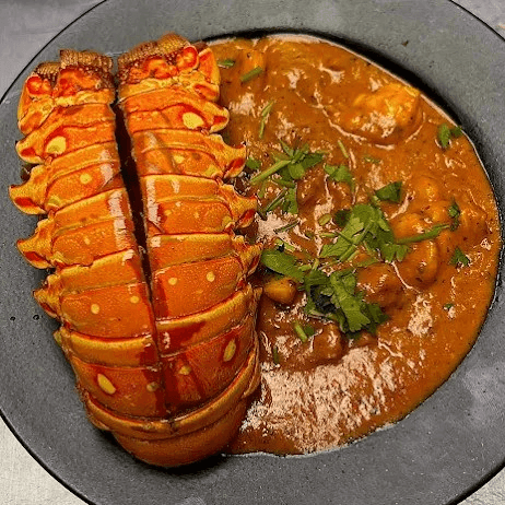 Crab butter masala.