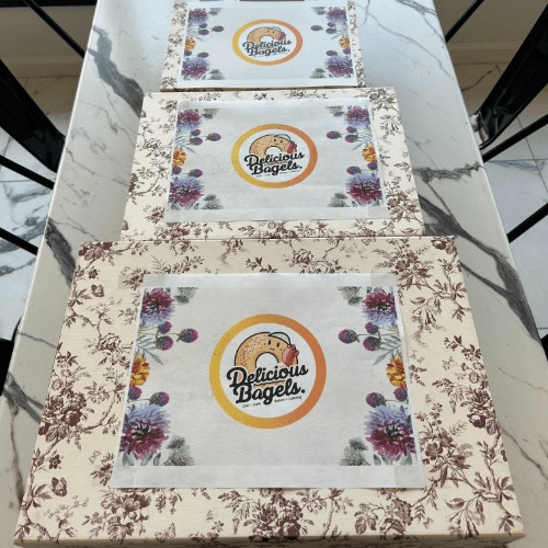 Sympathy Bagel Breakfast Basket.