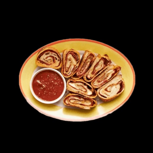 Mozzarella, Broccoli, Garlic Stromboli.