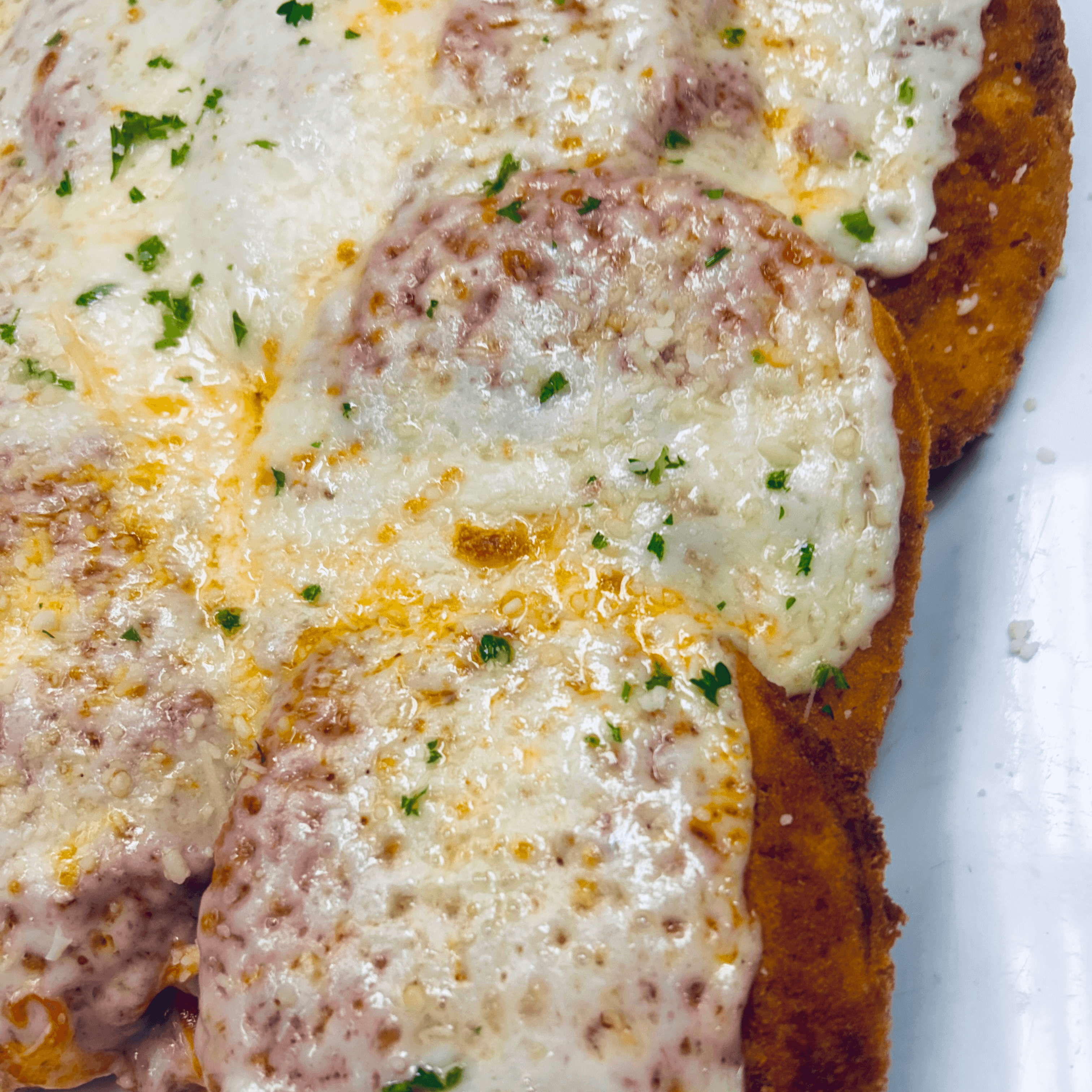 Eggplant Parmigiana.