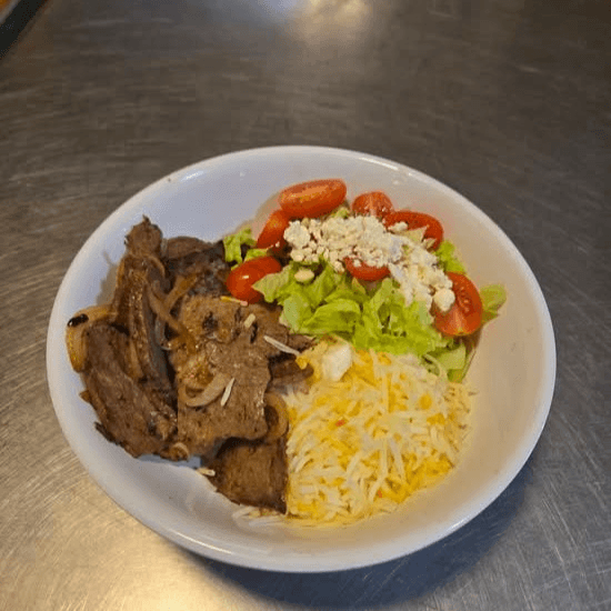 Gyro Rice Bowl.