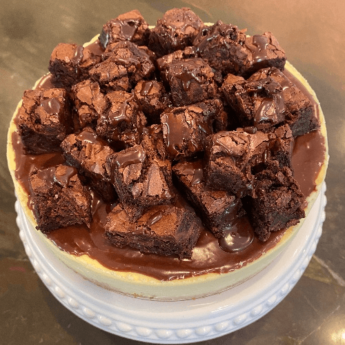 8" Extreme Brownie Cheesecake