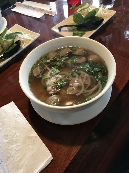 15. Beef Ball Soup/ Súp Bồ Viên.