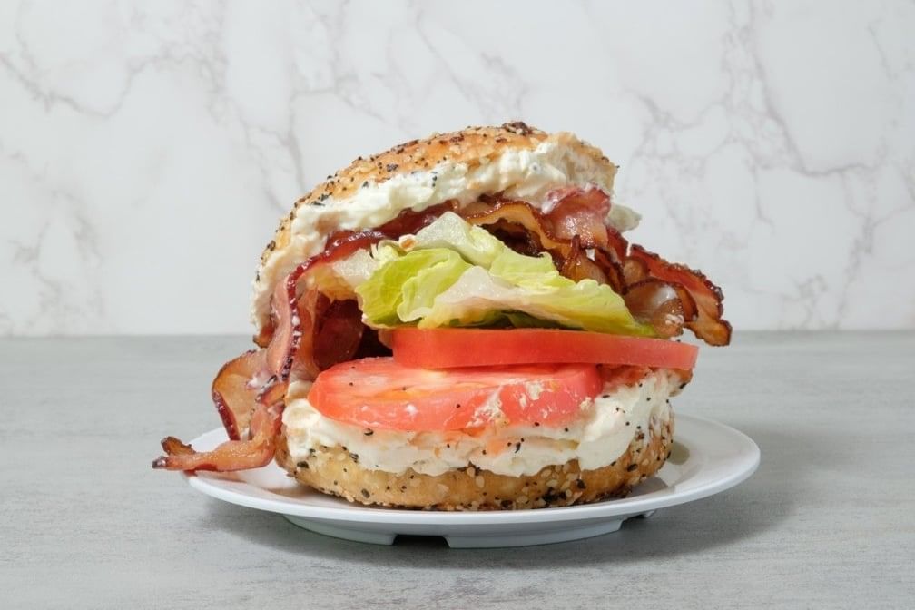 BLT Schmear Sandwich.