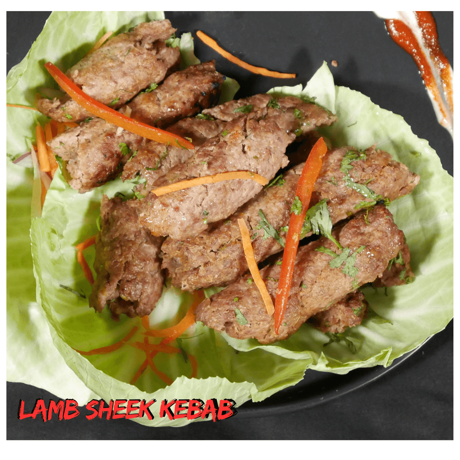 Lamb Seekh Kabab.