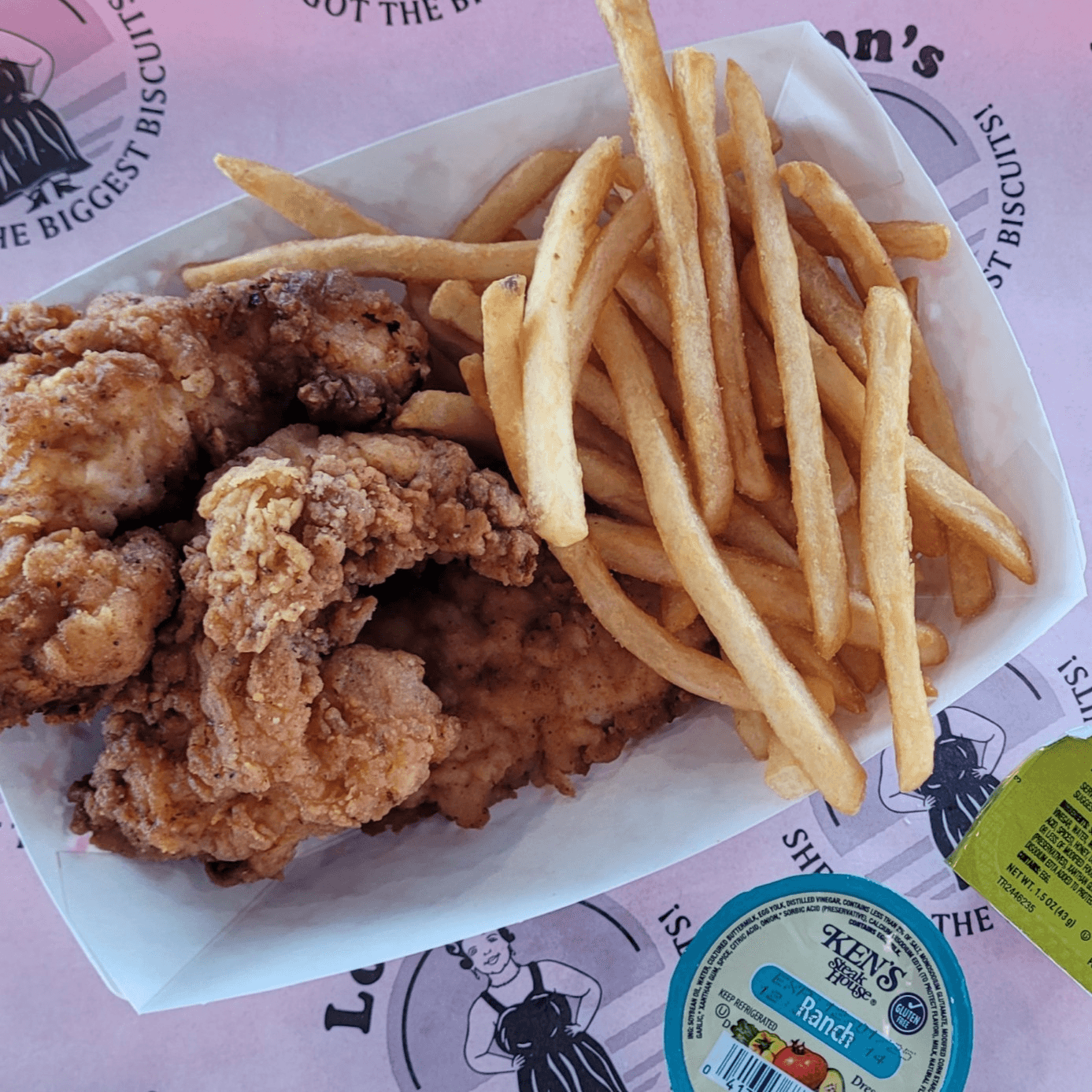 Chicken Tender Basket.