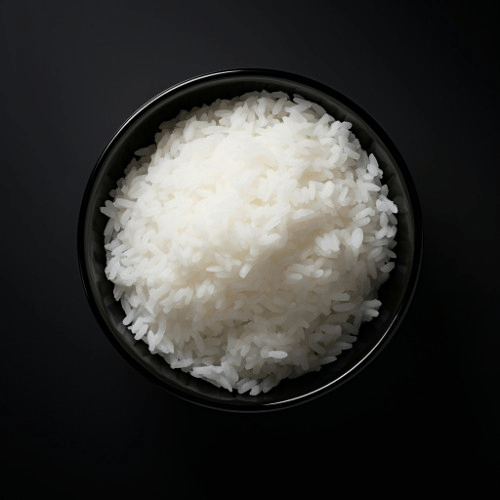 Steamed White Rice.