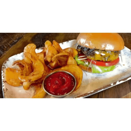 Public House Cheeseburger.