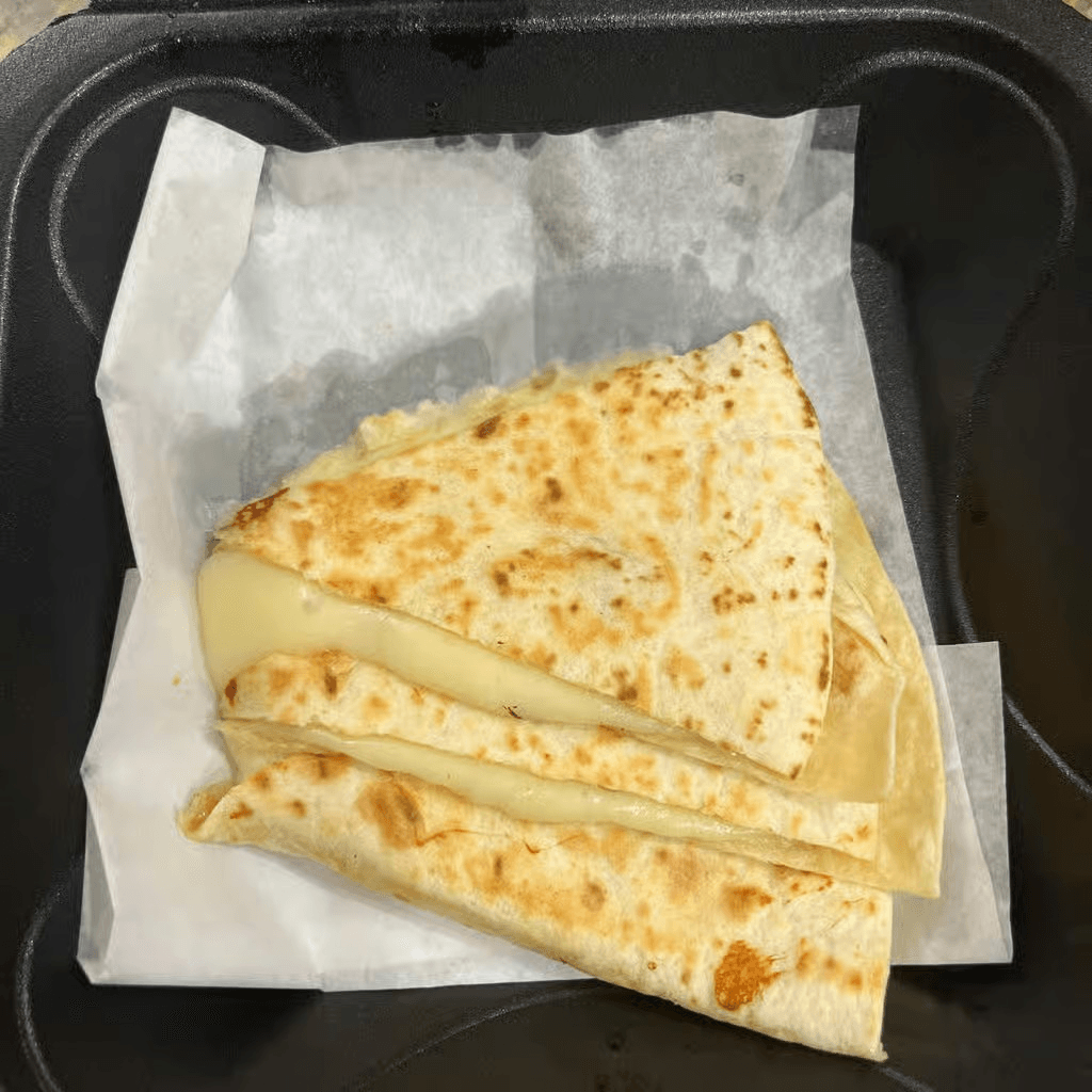 Cheese quesadilla.