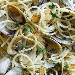Spaghetti Vongole Lunch.