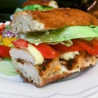 Francesco's Buffalo Chicken Sandwich.
