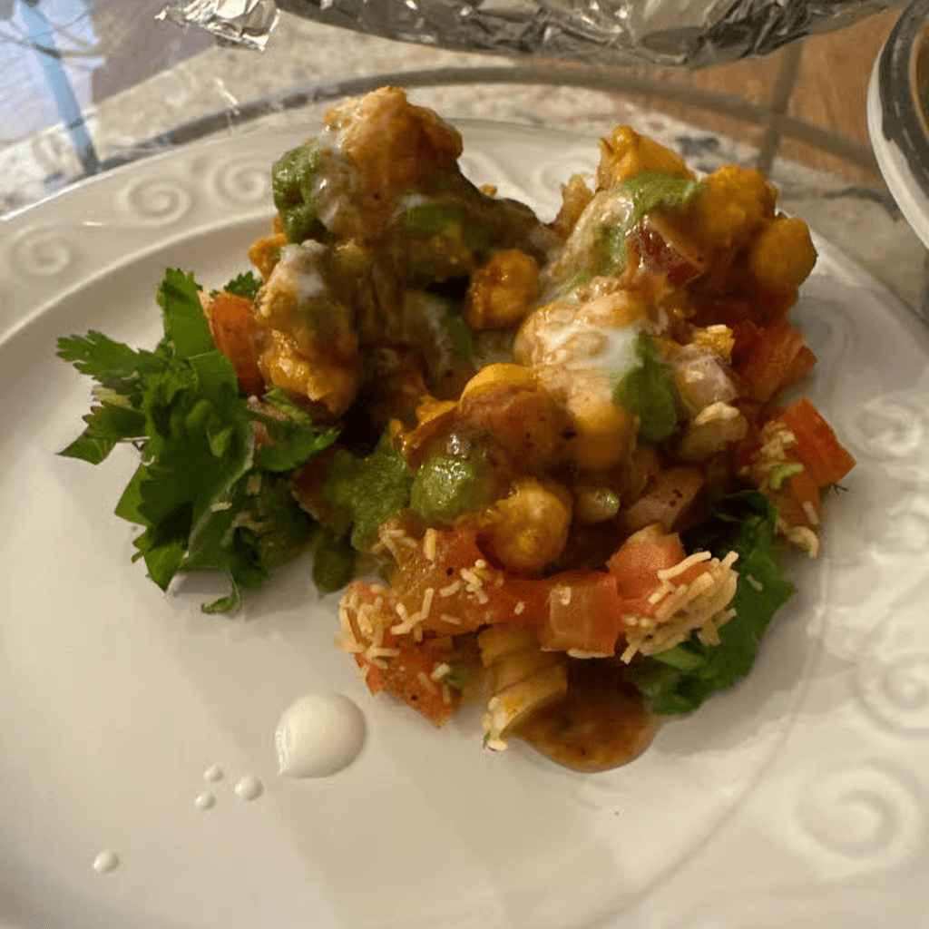 Samosa Chaat.