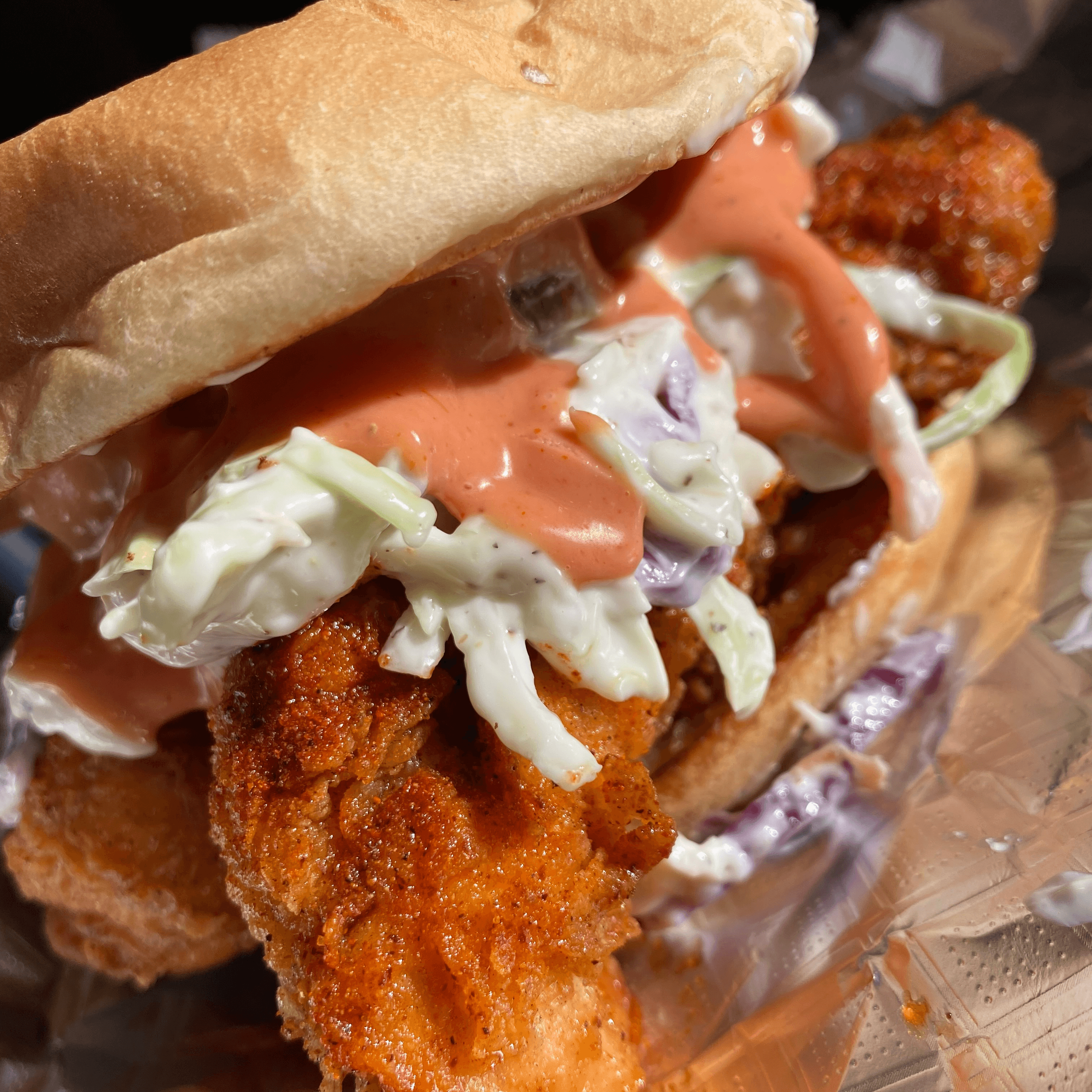 Hot Chicken Sandwich.