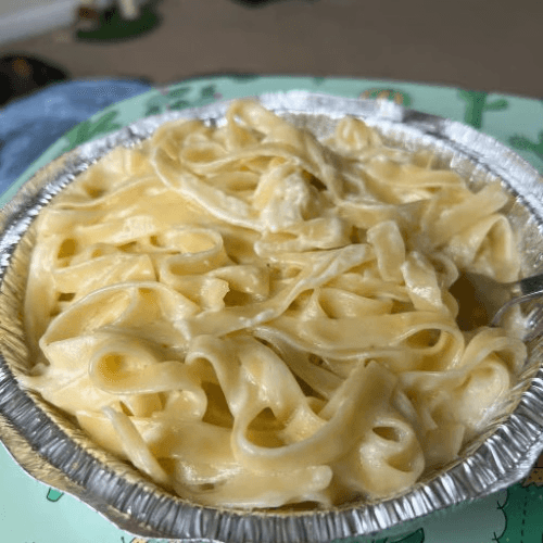 Fettuccine Alfredo.