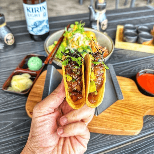 Tantalizing Tacos: Sushi, Peruvian Delights