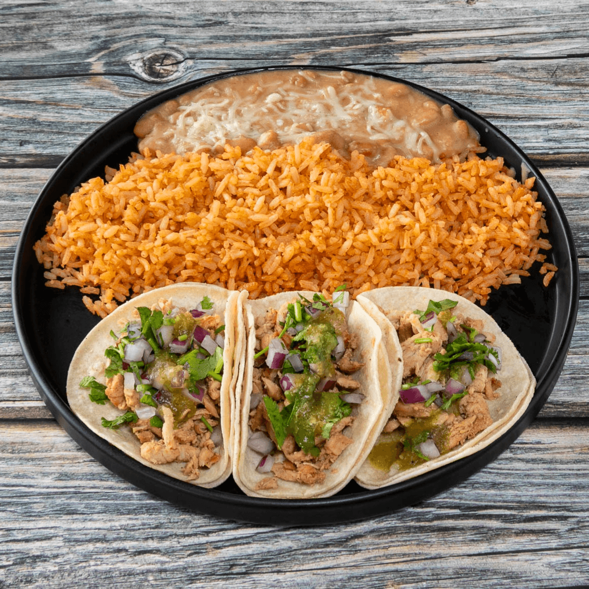 3 Taco Meal - Pollo.