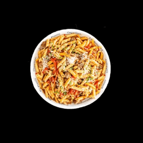 Sausage & Peppers Parm.