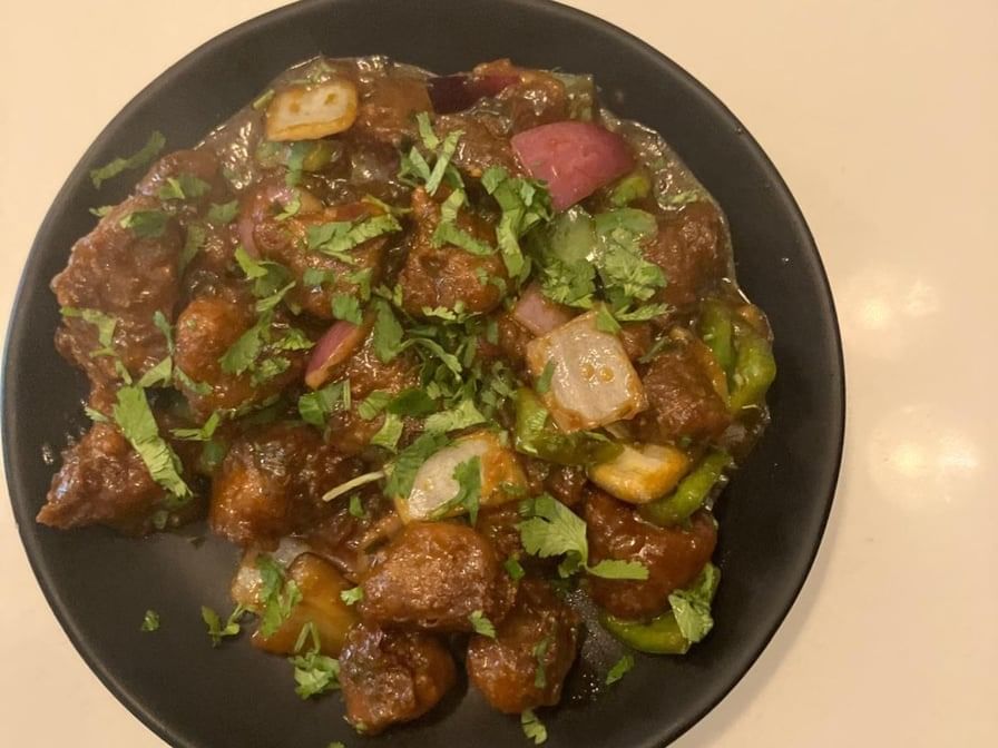 Veg Manchurian Dry (Online).