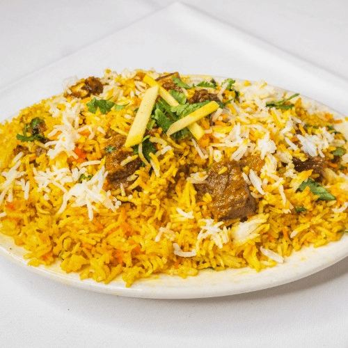Goat Biryani.