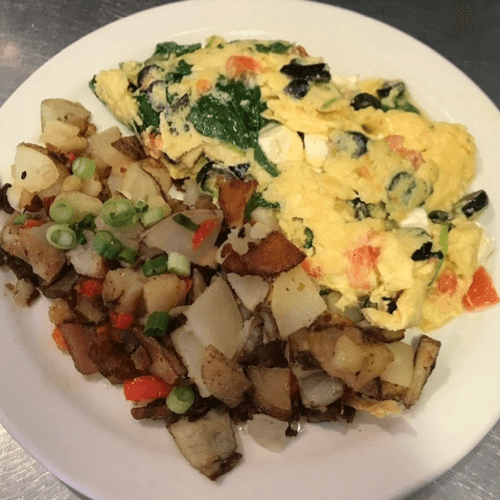 Greektown Omelette with Spinach & Feta