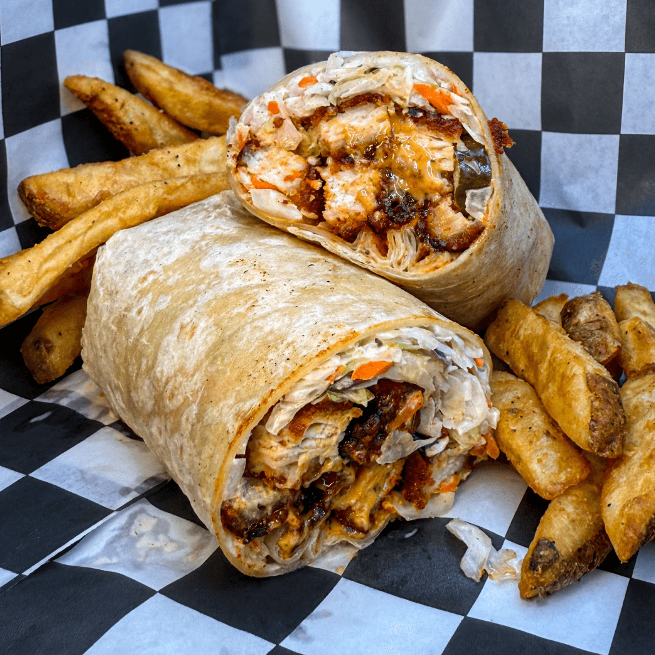 Nashville Hot Chicken Wrap.