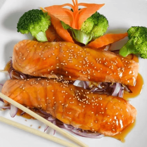 Salmon Teriyaki.