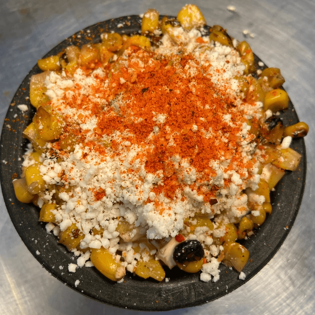 Side of Roasted Elote.