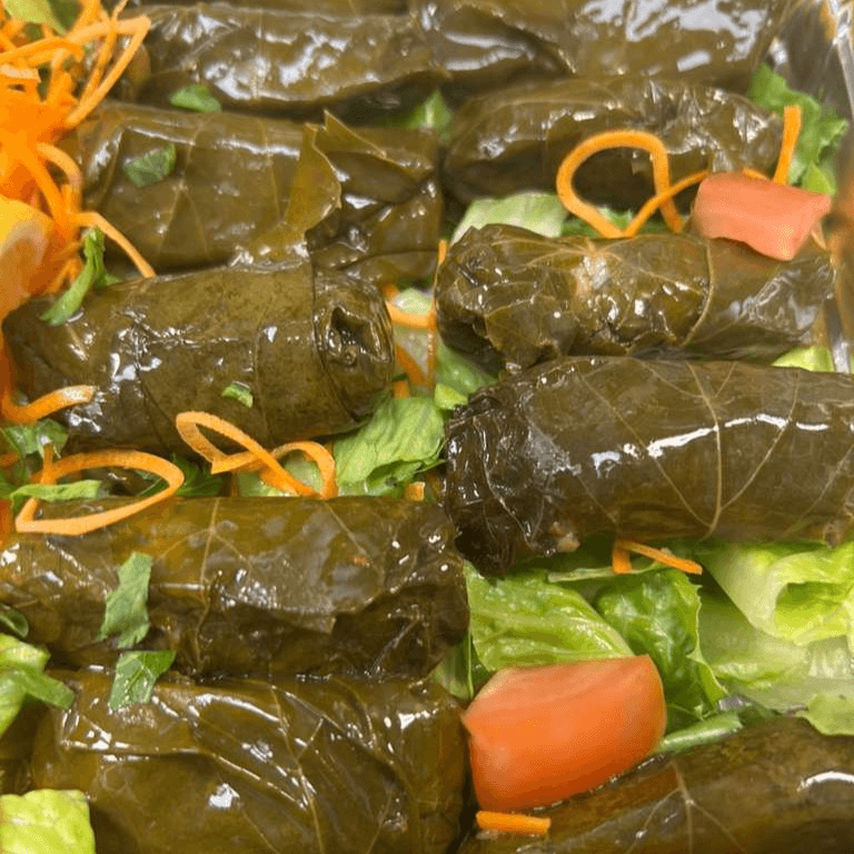 Grape Leaves Tray.
