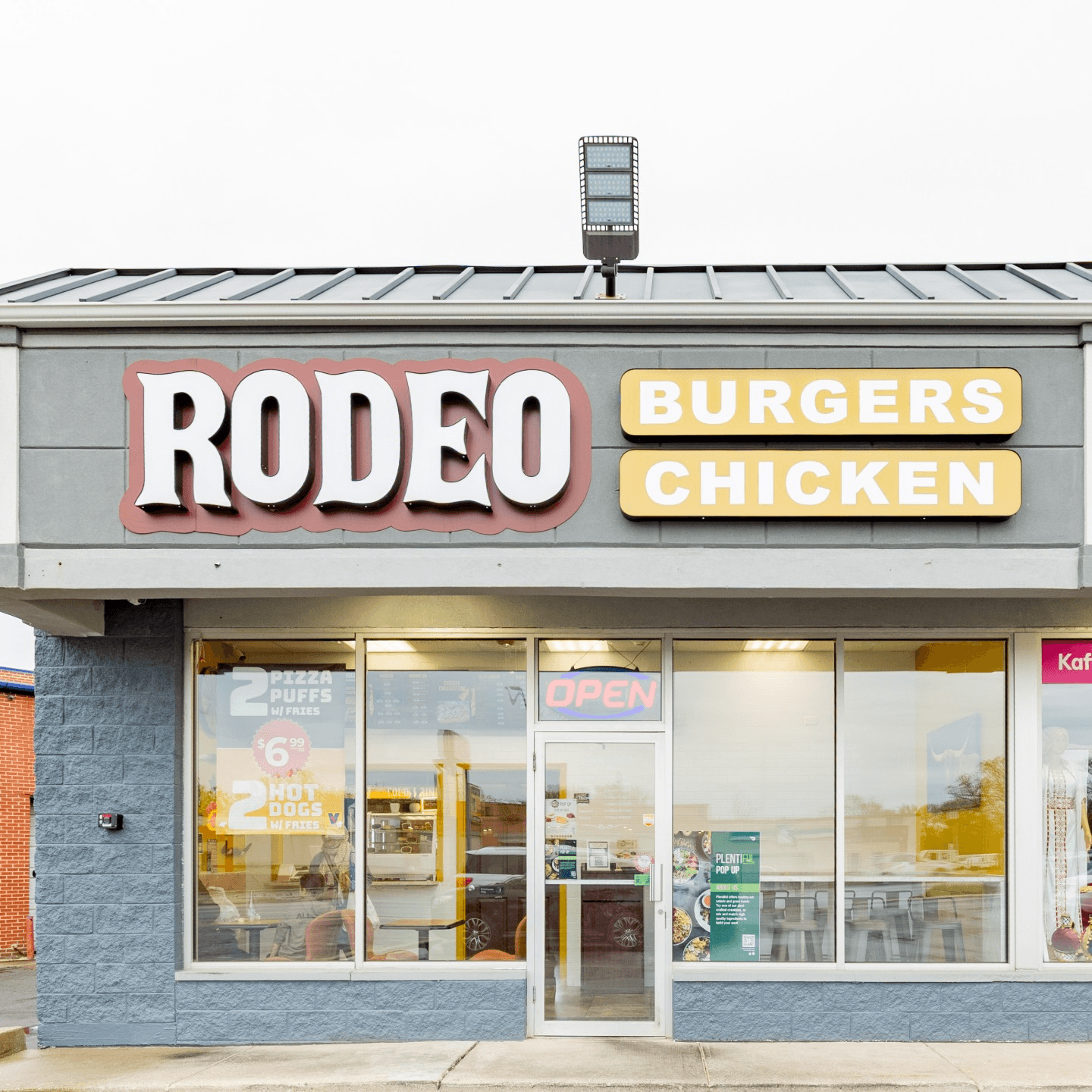 Welcome to Rodeo Burgers and Chicken