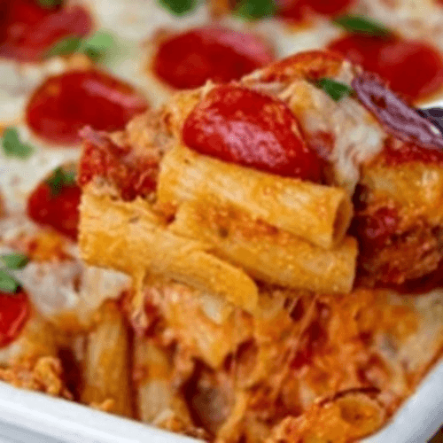 Baked Ziti Triple.