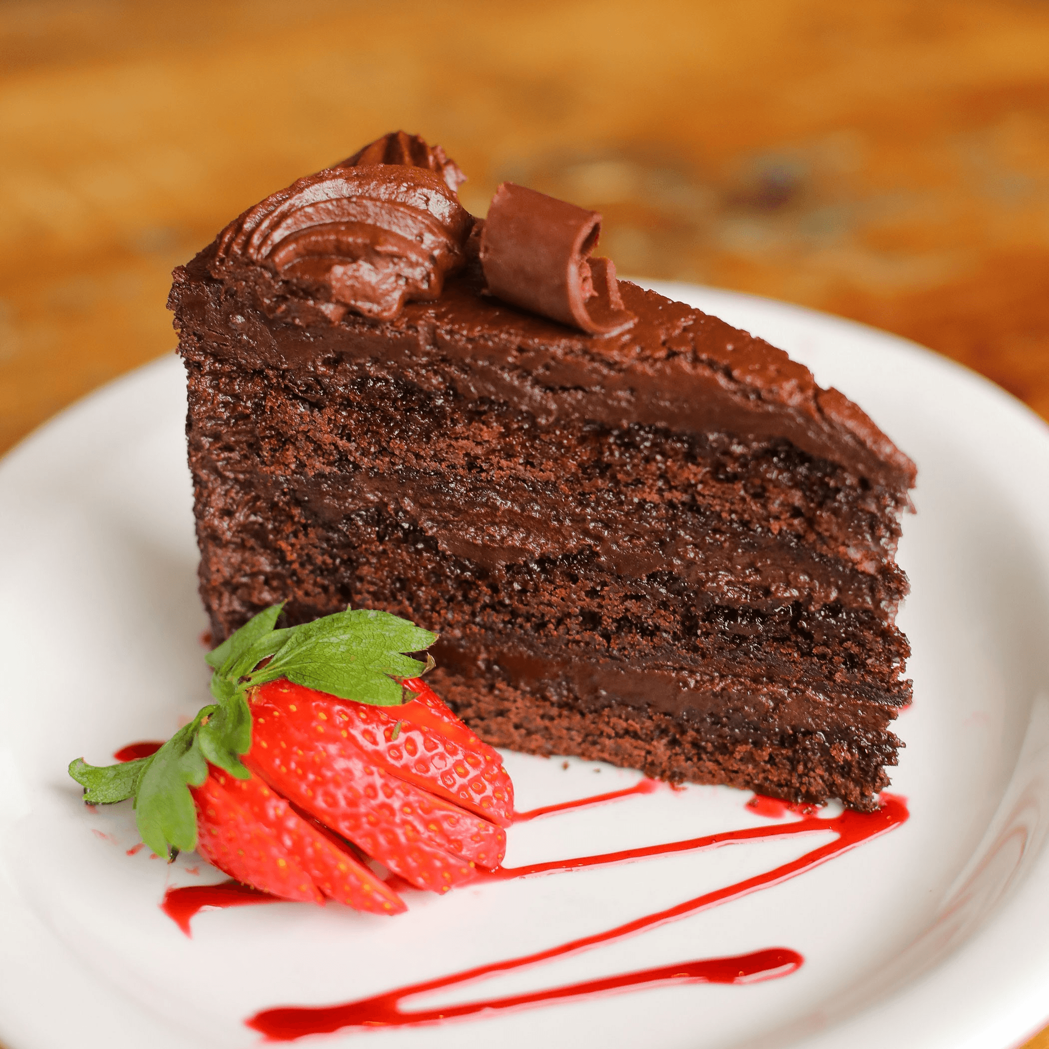 Five Layer Chocolate Cake.