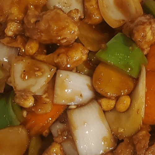 Vegetarian - Kung Pao Chicken.
