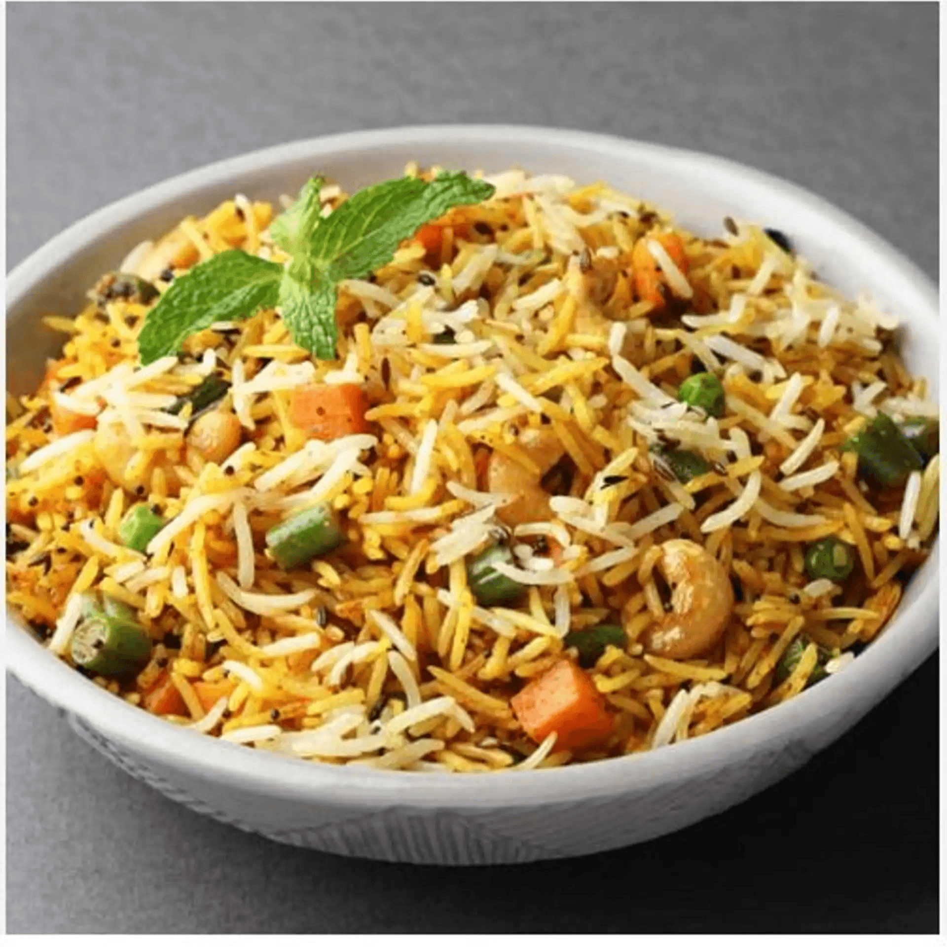 Veg Biryani.