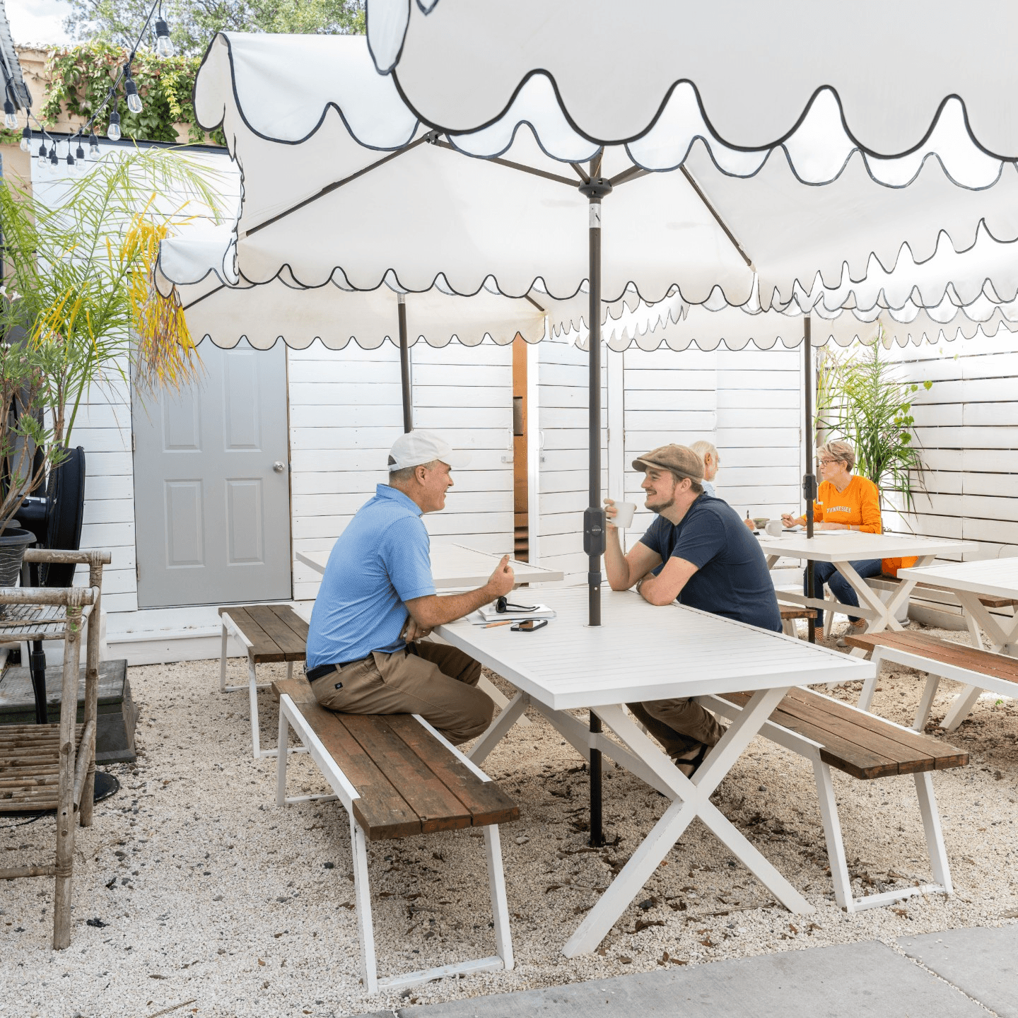 Courtyard Vibes and Local Charm