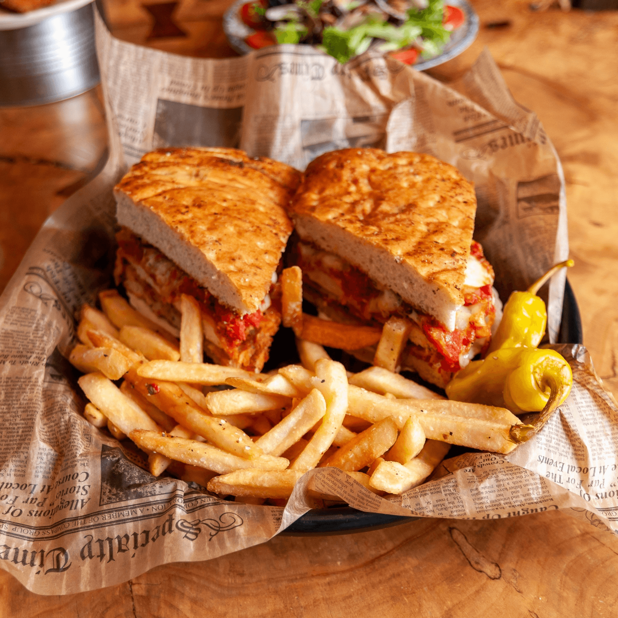 Chicken Parm Sandwich.