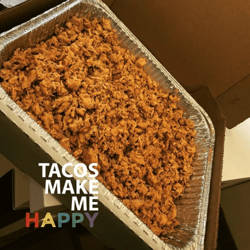 1/2 Pan of Protein (Makes 40-Tacos).