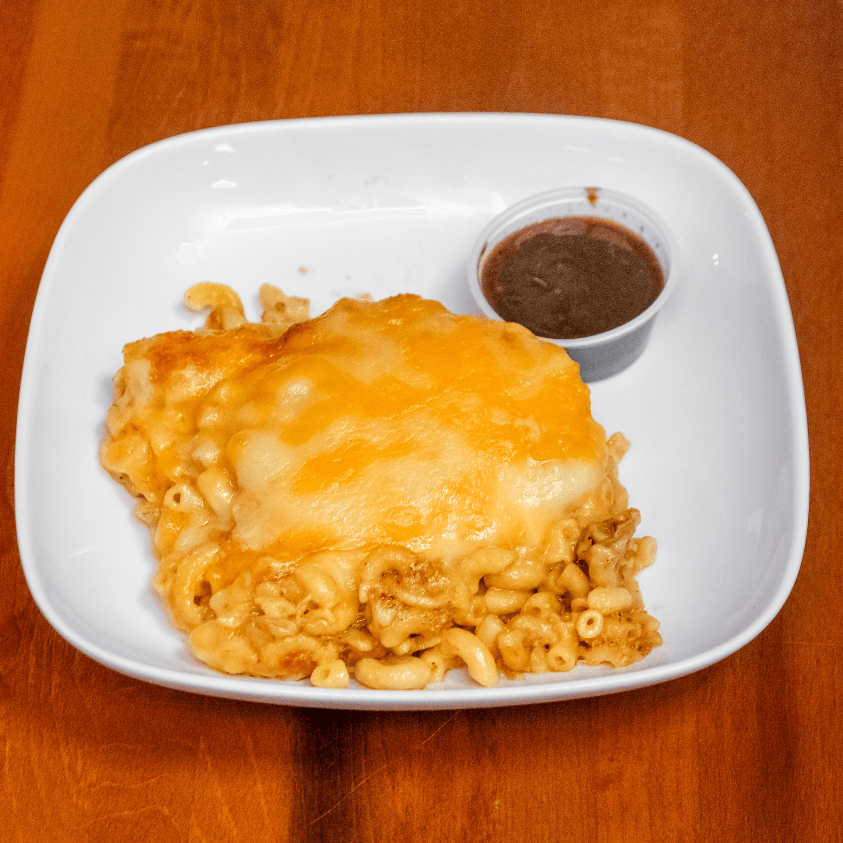 Jerk Chicken Mac N Cheese.