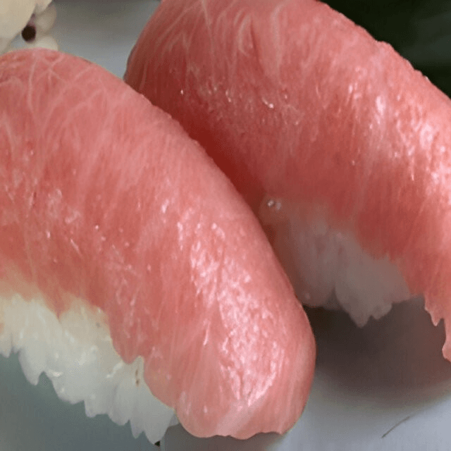 Chutoro (Medium Fatty Tuna Belly) Sushi.