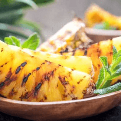 GRILLED PINEAPPLE.
